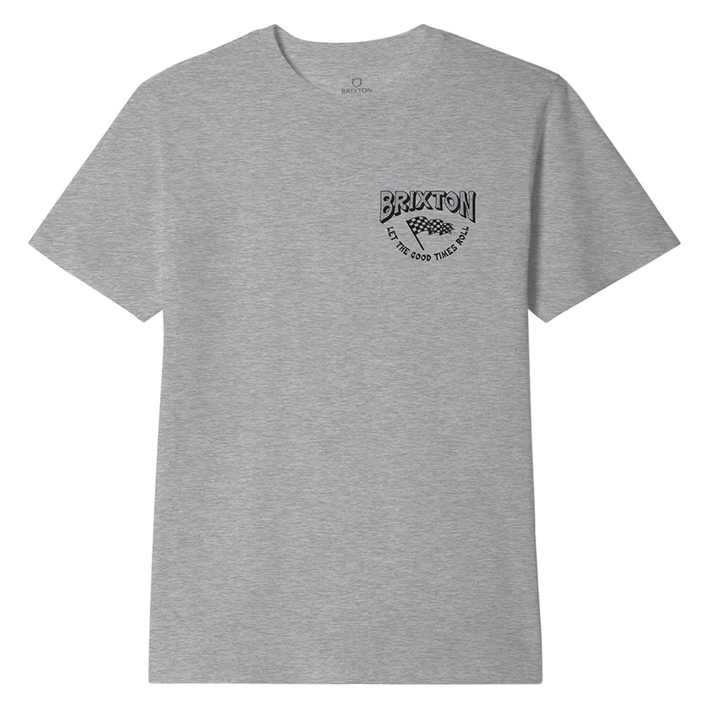 Brixton Garnet T-Shirt - Heather Grey