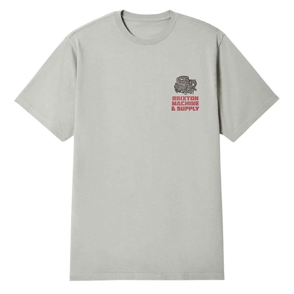 Brixton Machine T-Shirt - Pebble Stone Worn Wash
