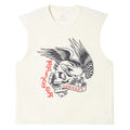 Brixton Wolcott Worn In Boxy Muscle Tank Top - Off White