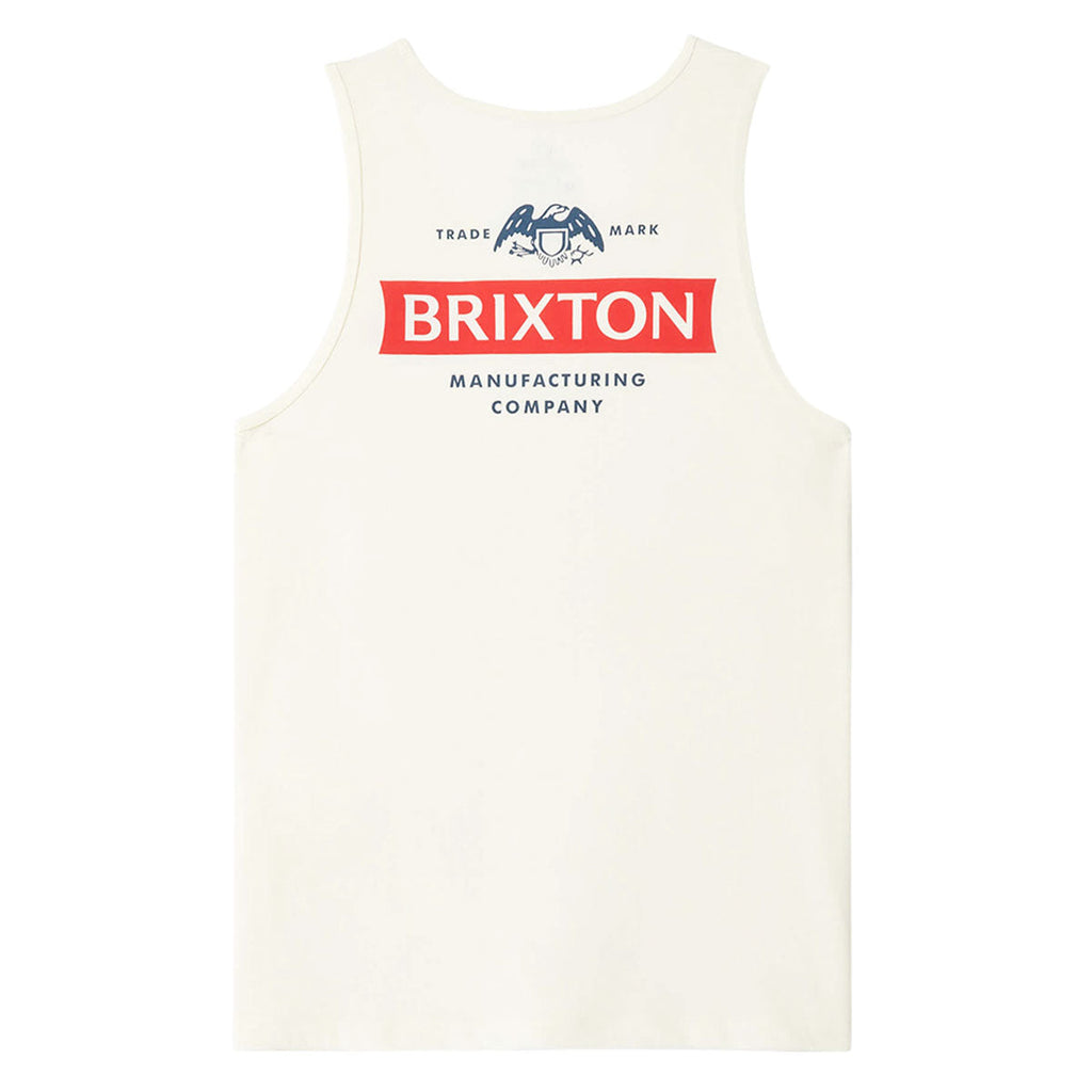 Brixton Pinnacle Tank Top - Off White
