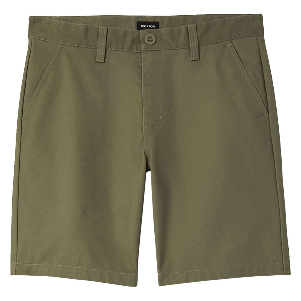 Brixton Santo Chino Shorts - Olive Surplus