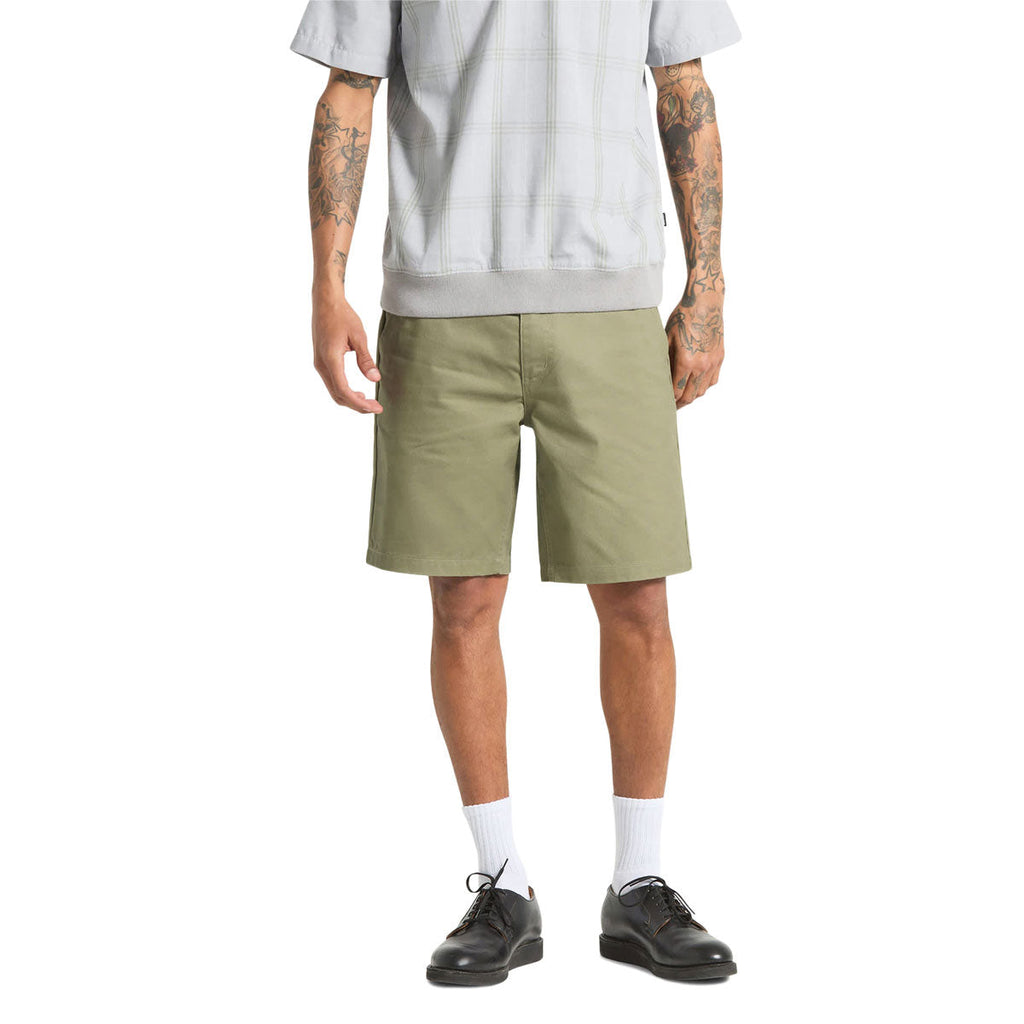 Brixton Santo Chino Shorts - Olive Surplus