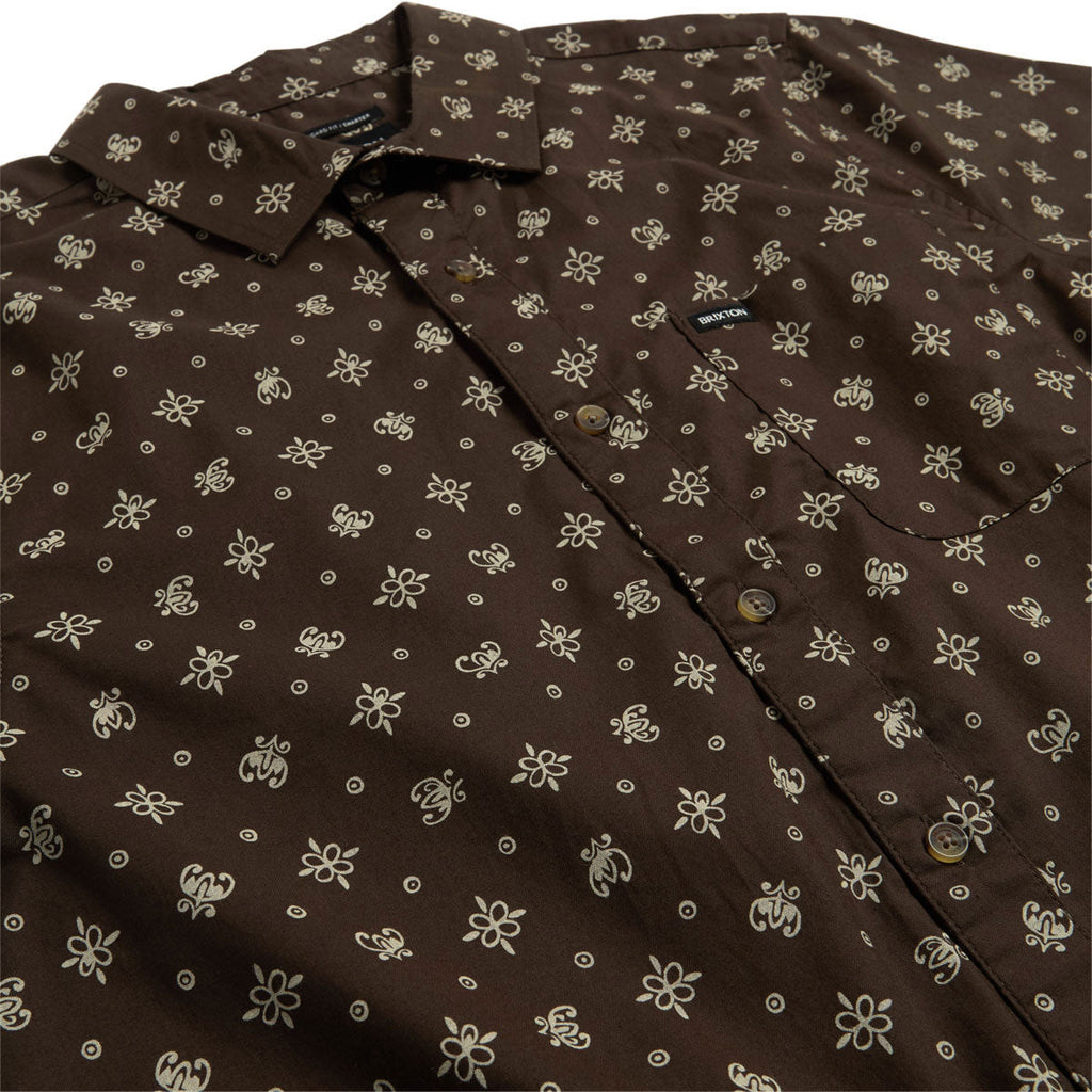 Brixton Charter Print Shirt - Walnut Brown Bandana