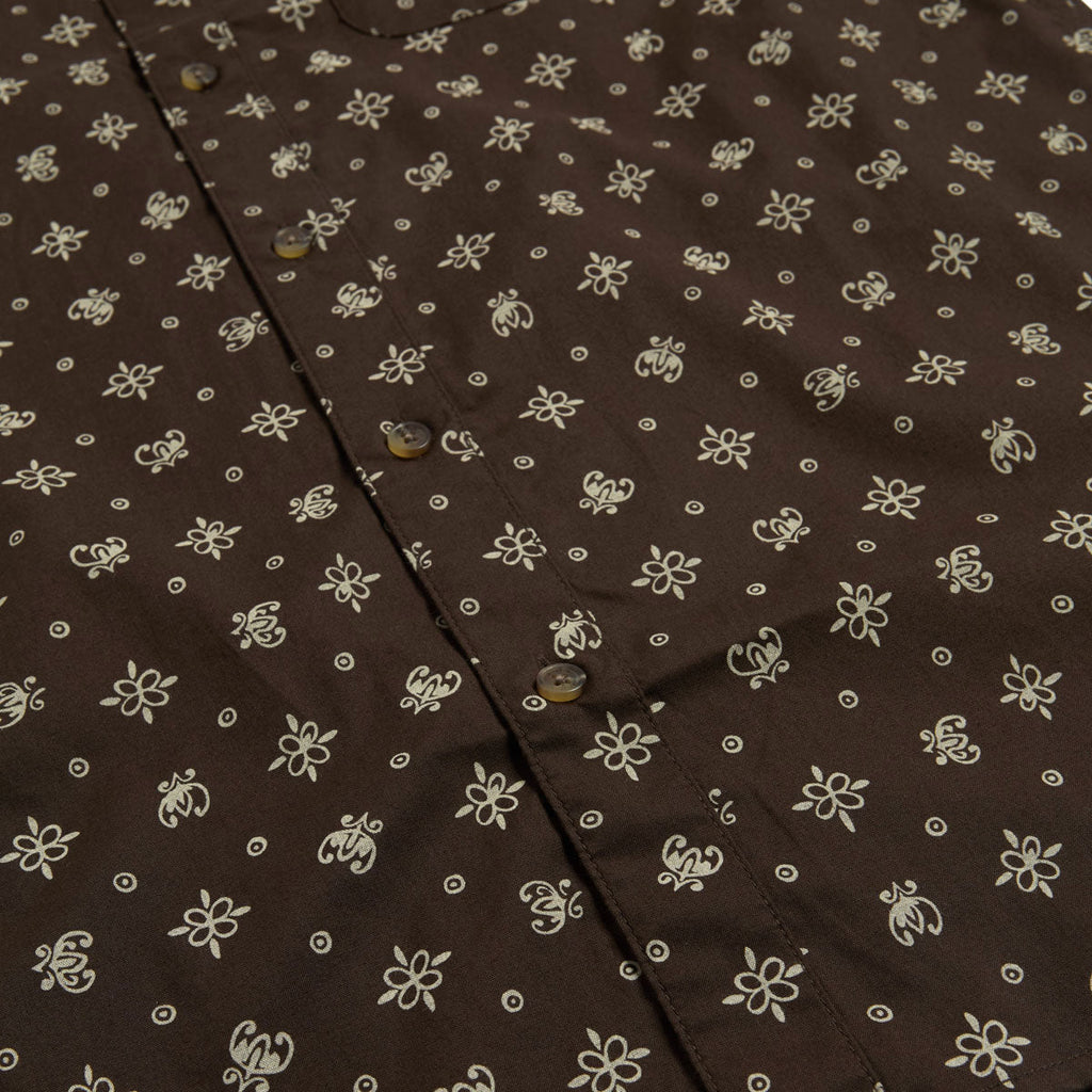 Brixton Charter Print Shirt - Walnut Brown Bandana