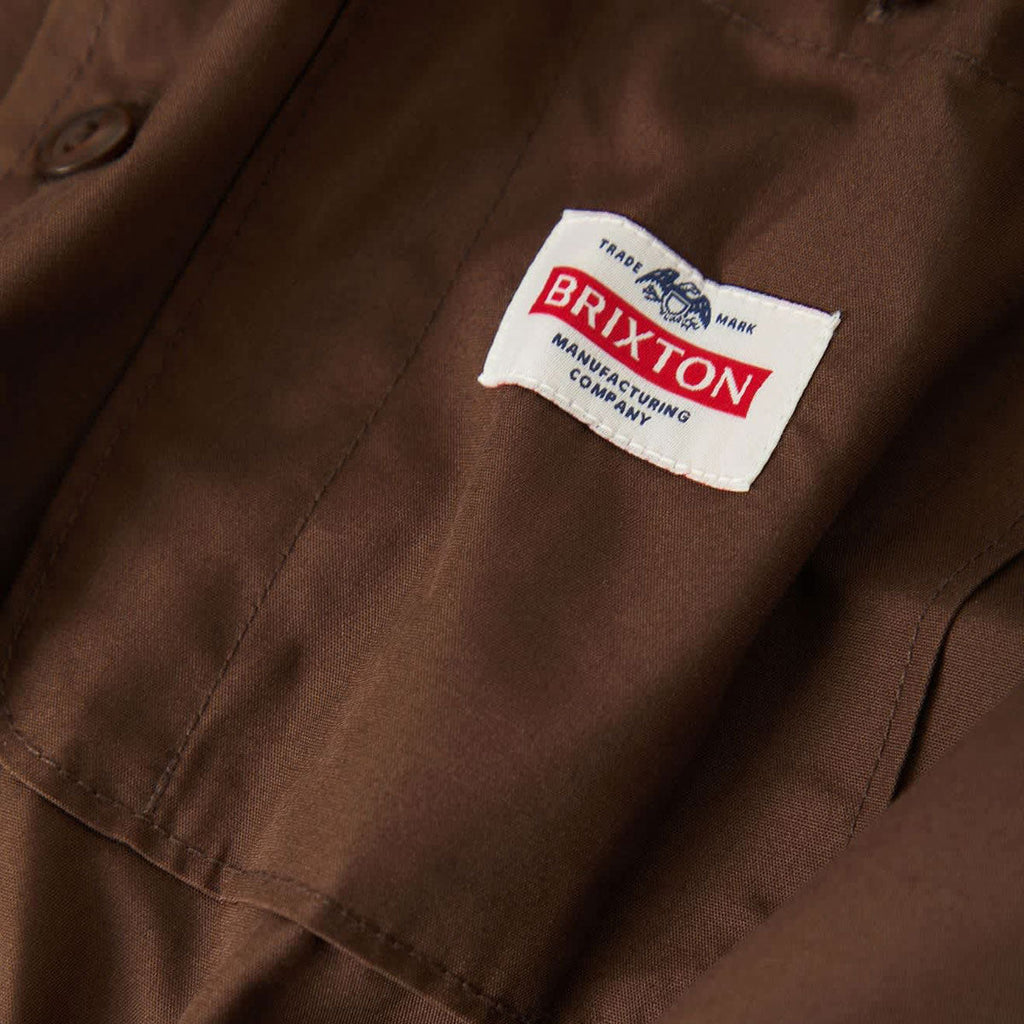 Brixton Trademark Long Sleeve Woven Shirt - Walnut Brown