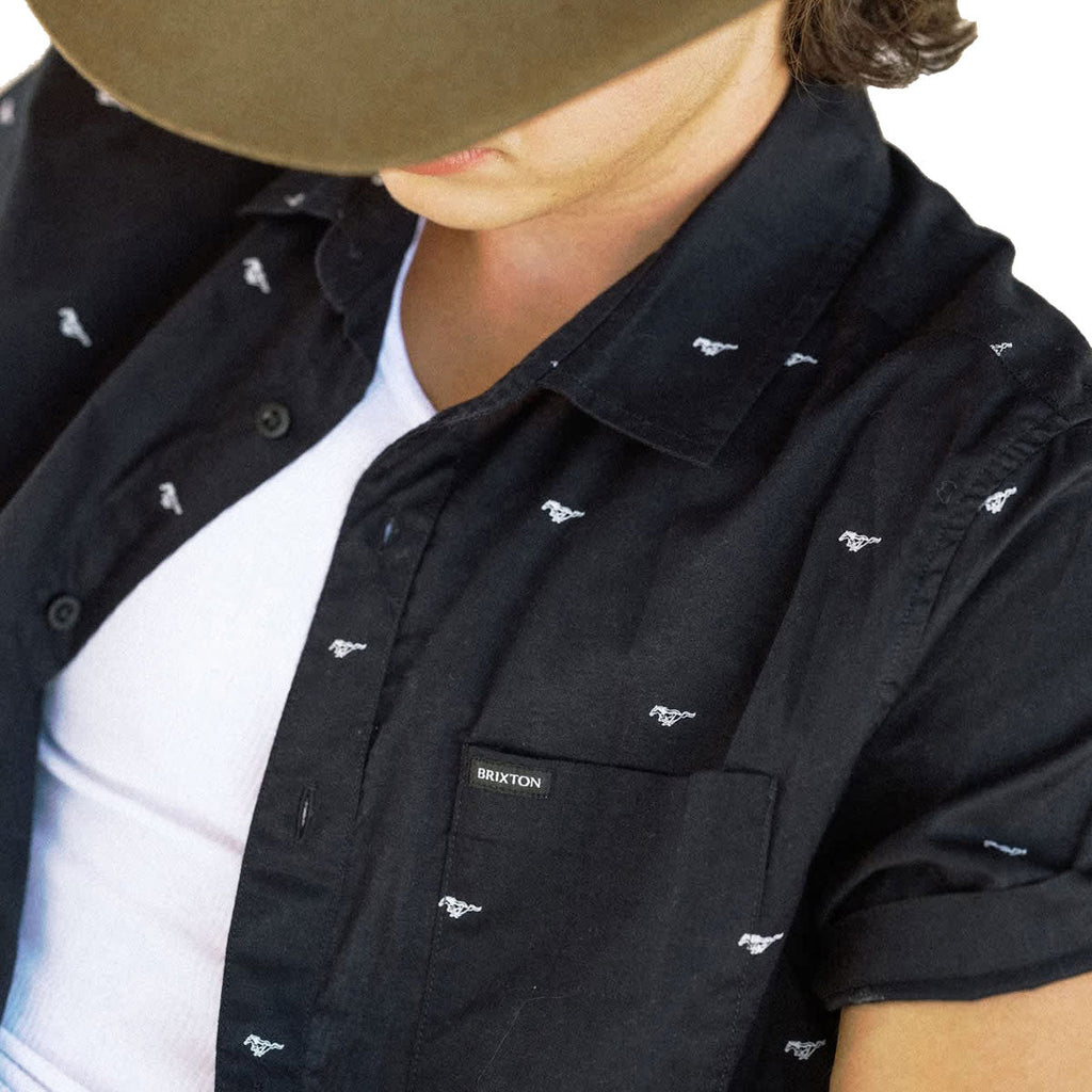 Brixton x Ford Mustang Shirt - Mustang/Burnt Rubber