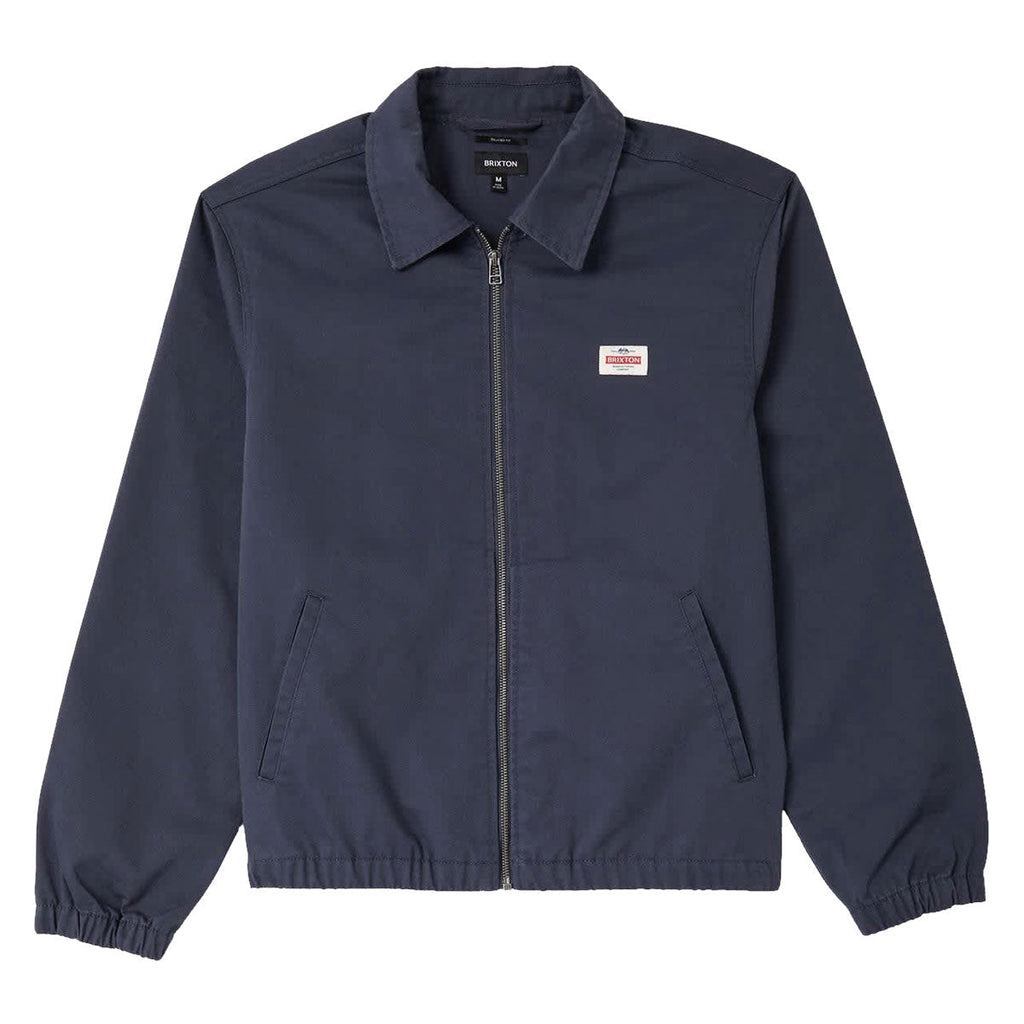 Brixton Trademark Lightweight Garage Jacket - Washed Navy