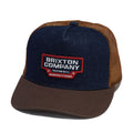 Brixton Reeves Trucker Hat - Washed Denim/Caramel