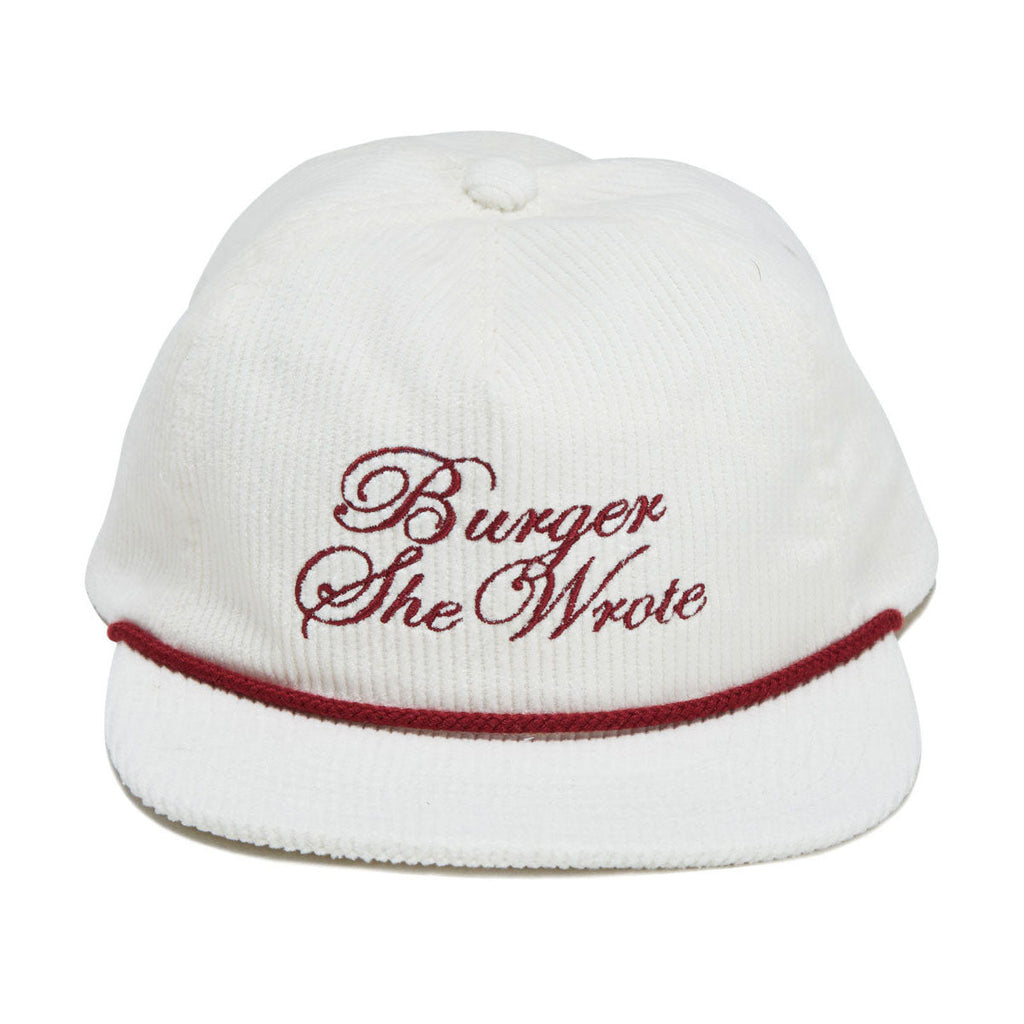 Brixton Burger She Wrote Snapback Hat - Natural