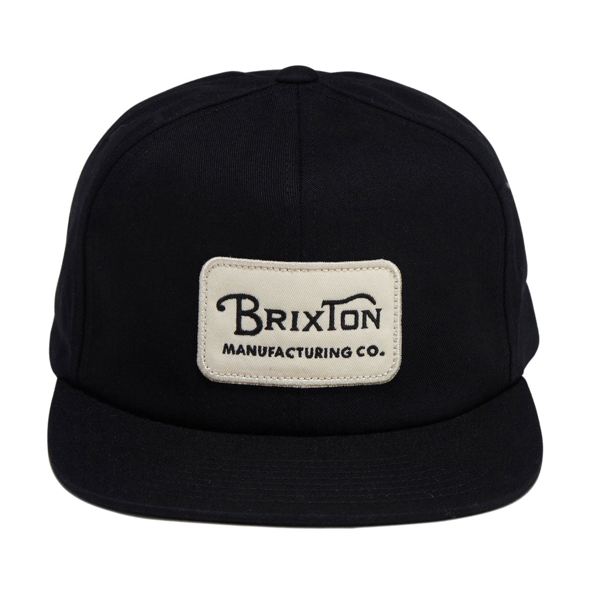 Brixton Grade Snapback Hat - Black/Off White