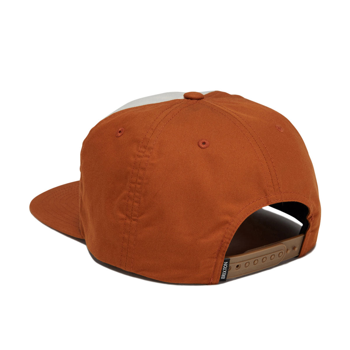 Brixton Grade Snapback Hat - Whitecap/Caramel