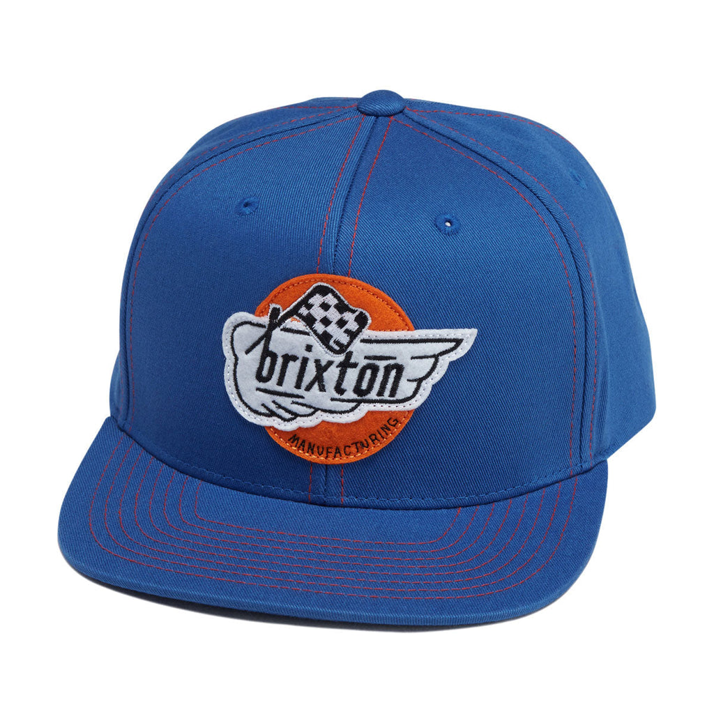 Brixton Heyward Snapback Hat - Electric Indigo