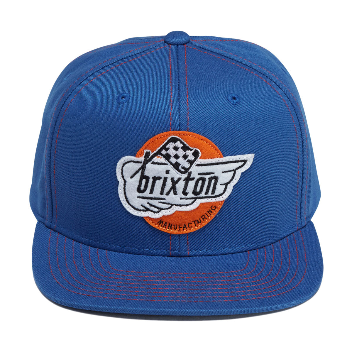 Brixton Heyward Snapback Hat - Electric Indigo