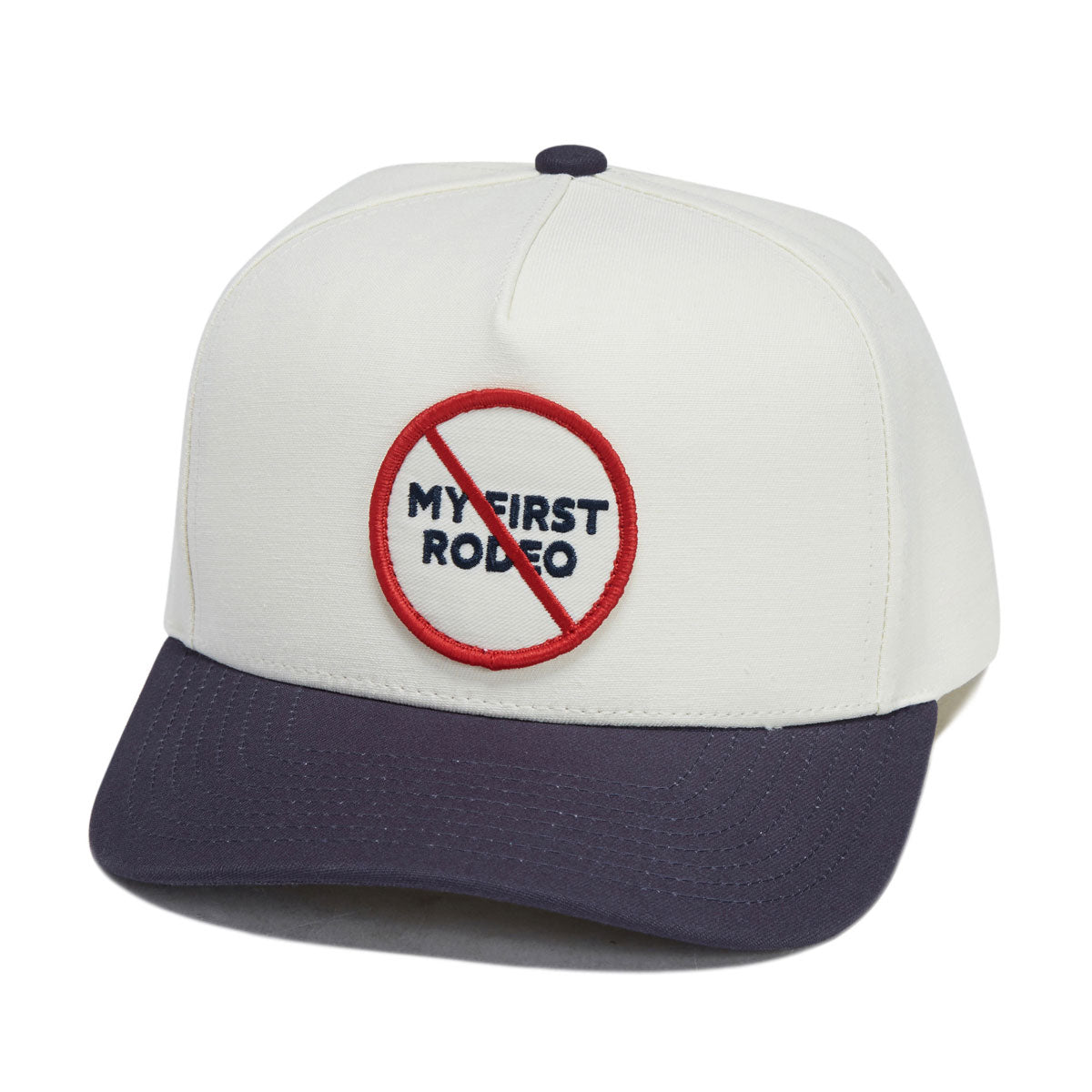 Brixton First Rodeo Snapback Hat - Whitecap/Navy