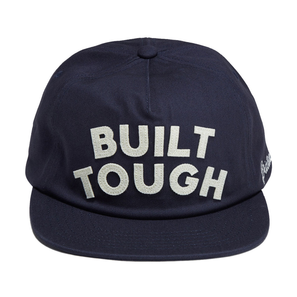 Brixton x Ford Built Tough Snapback Hat - American Navy/Wimbledon White