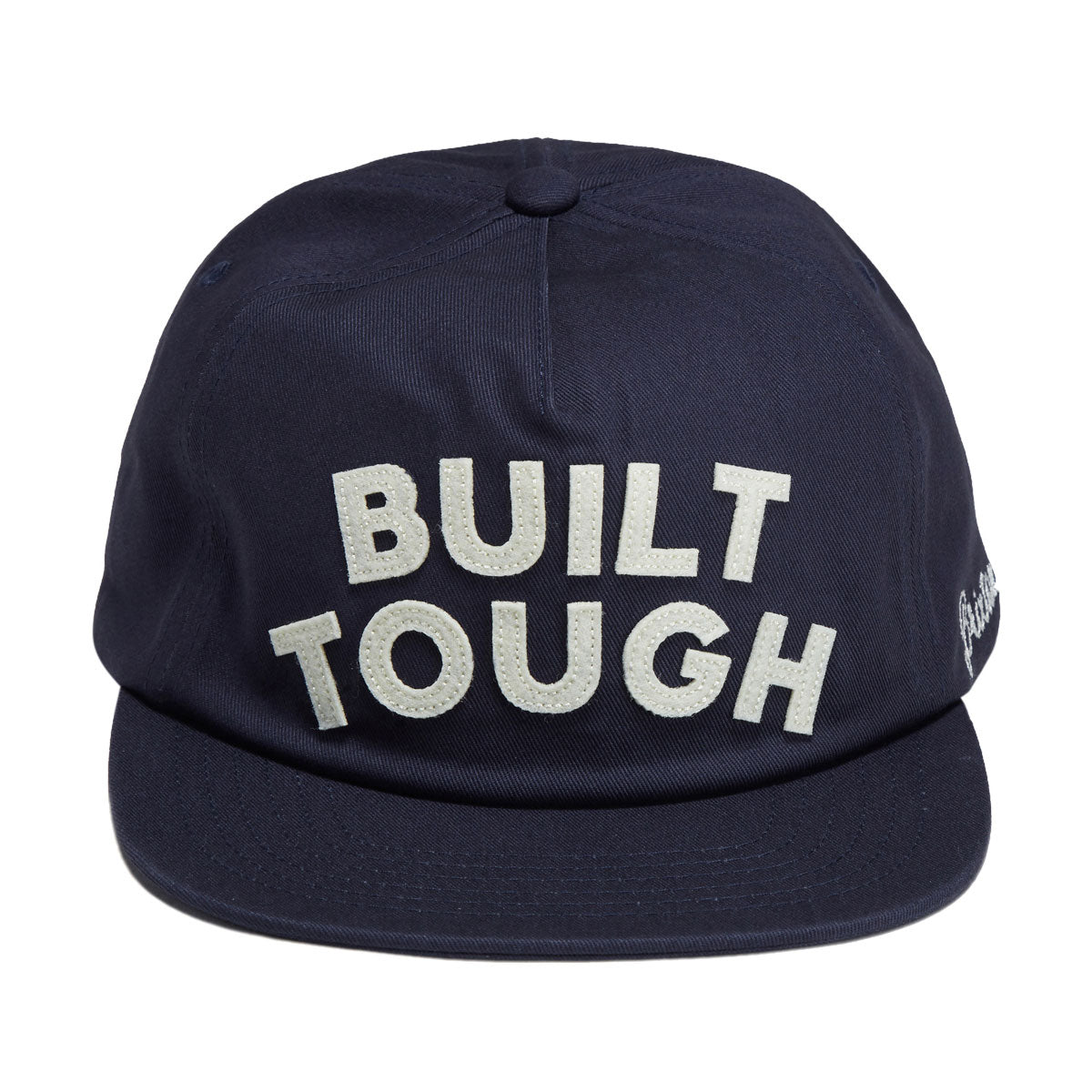Brixton x Ford Built Tough Snapback Hat - American Navy/Wimbledon White