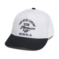 Brixton x Ford Mustang Snapback Hat - Wimbledone White/Burnt Rubber