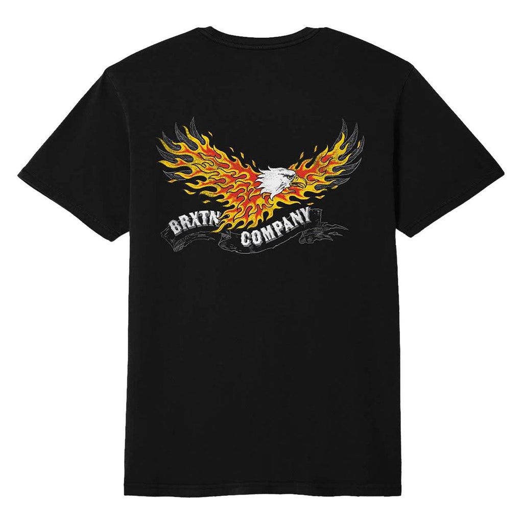 Brixton Blazing T-Shirt - Black Worn Wash