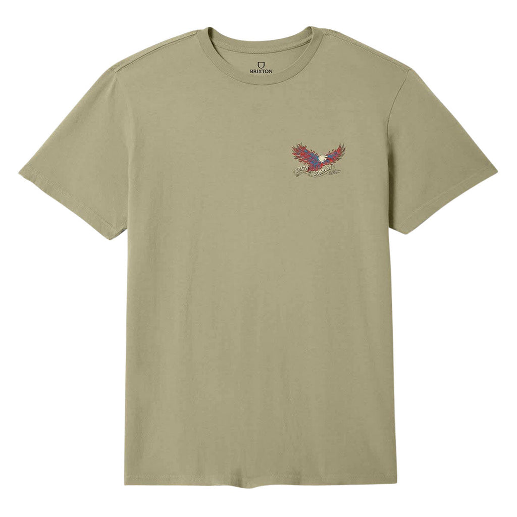 Brixton Blazing T-Shirt - Olive Surplus Worn Wash