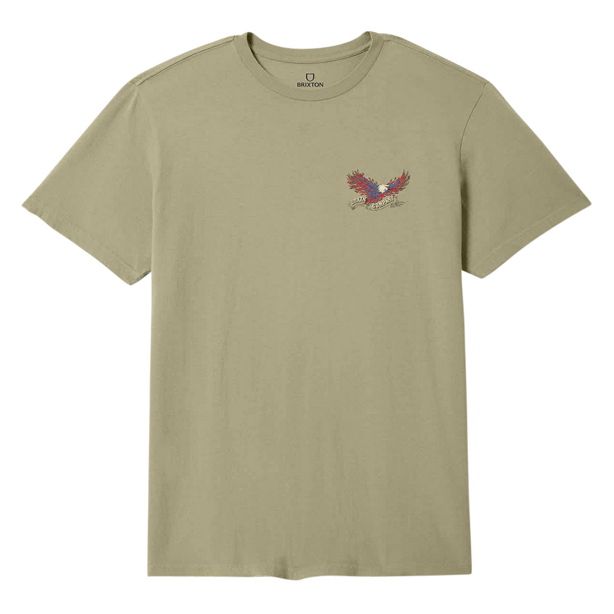 Brixton Blazing T-Shirt - Olive Surplus Worn Wash