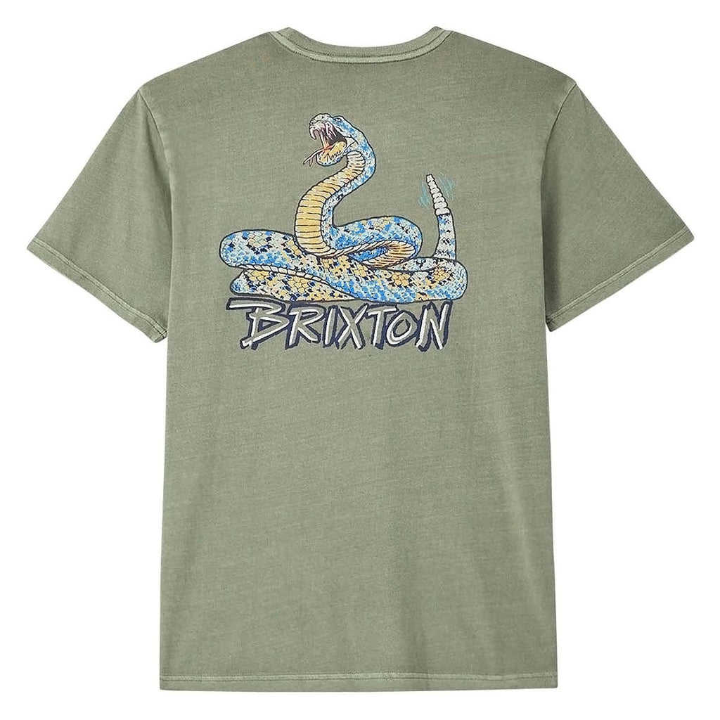 Brixton Rockton T-Shirt - Olive Surplus Worn Wash