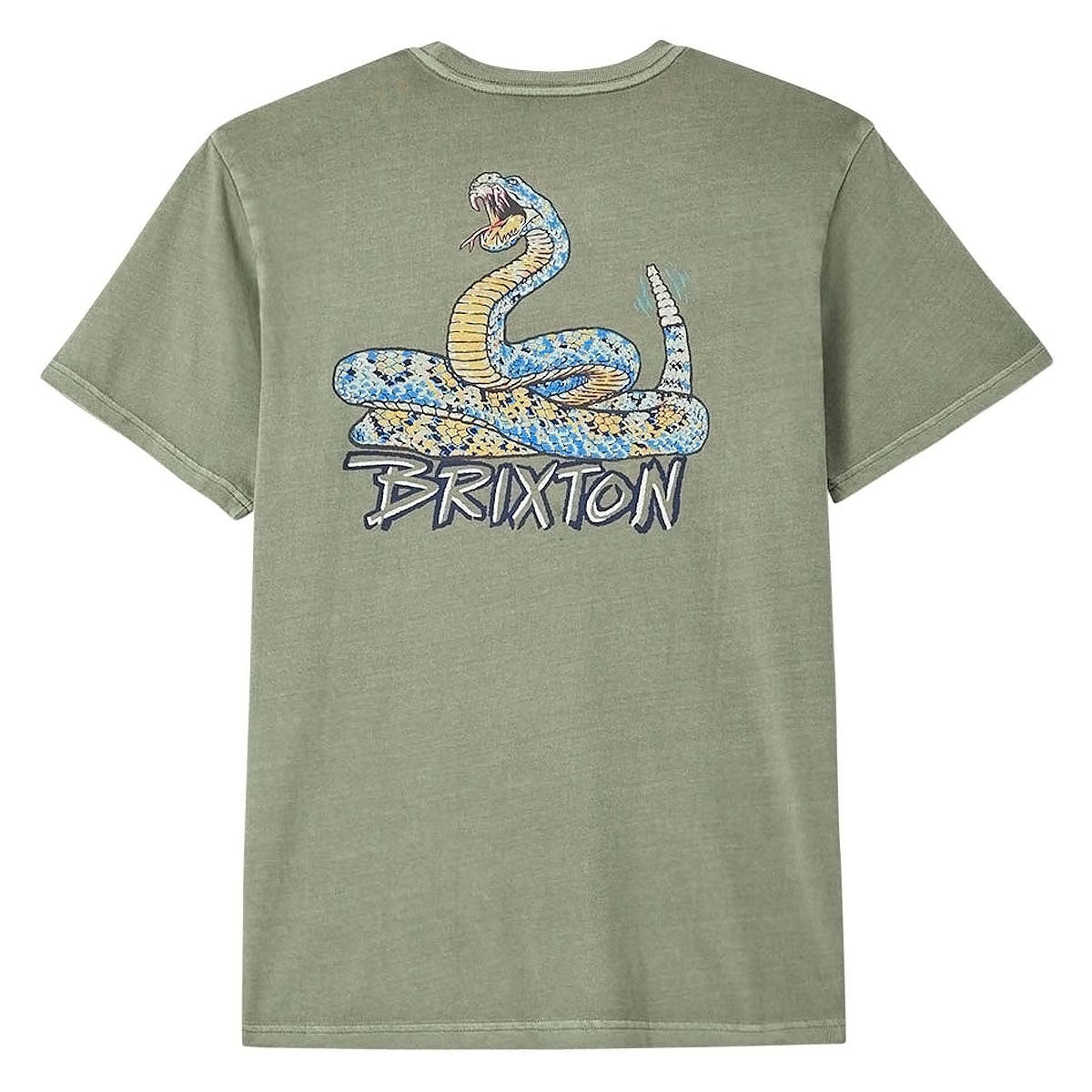 Brixton Rockton T-Shirt - Olive Surplus Worn Wash