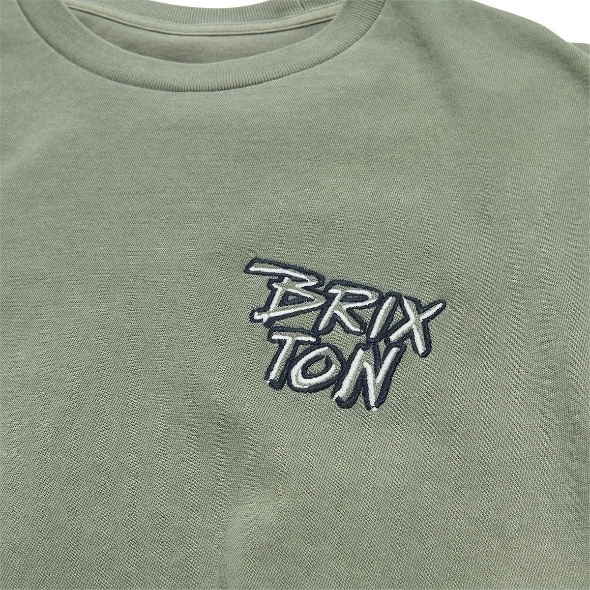 Brixton Rockton T-Shirt - Olive Surplus Worn Wash