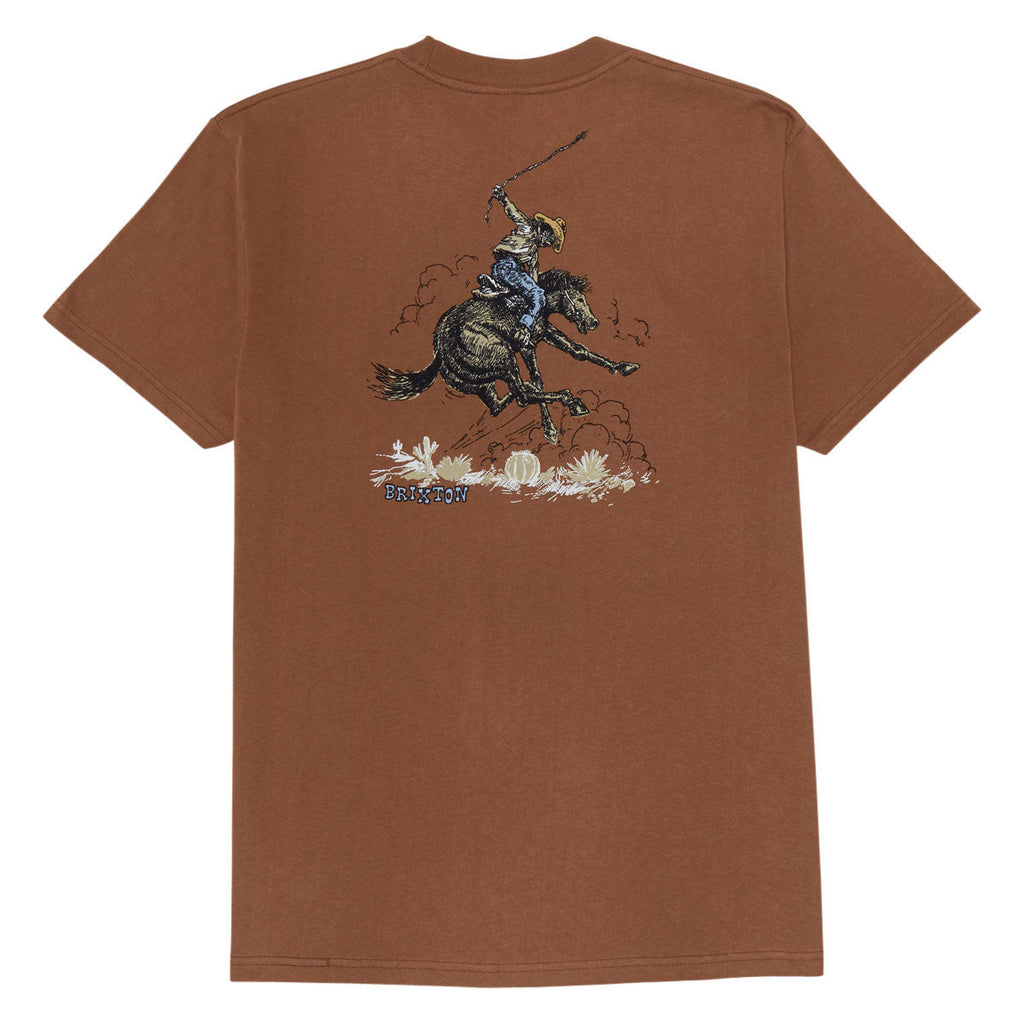 Brixton Stirrup T-Shirt - Brown Sugar