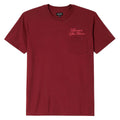 Brixton Burger She Wrote Pocket T-Shirt - Burgundy