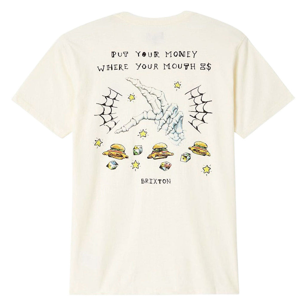 Brixton Burger She Wrote T-Shirt - Natural