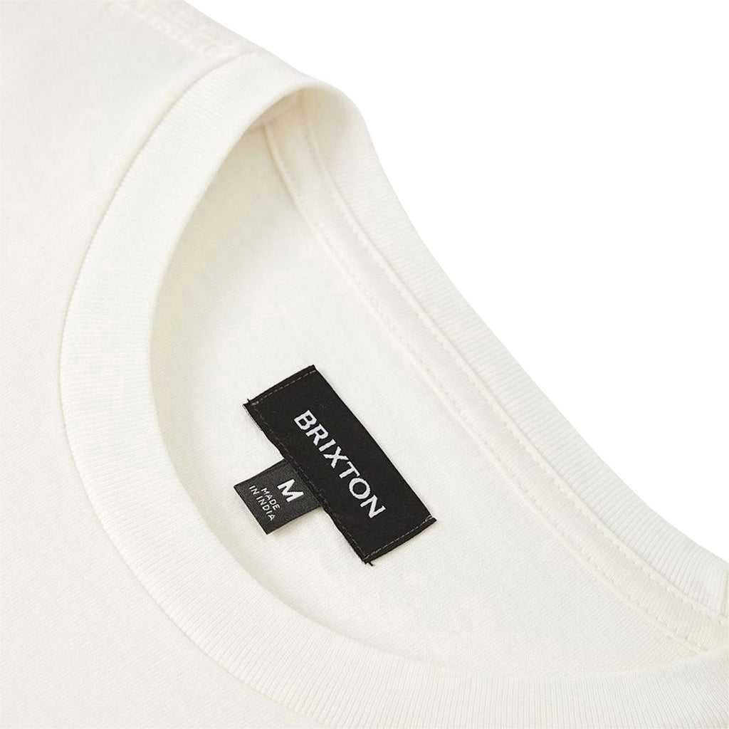 Brixton Baseline Relaxed T-Shirt - Off White Vintage Wash