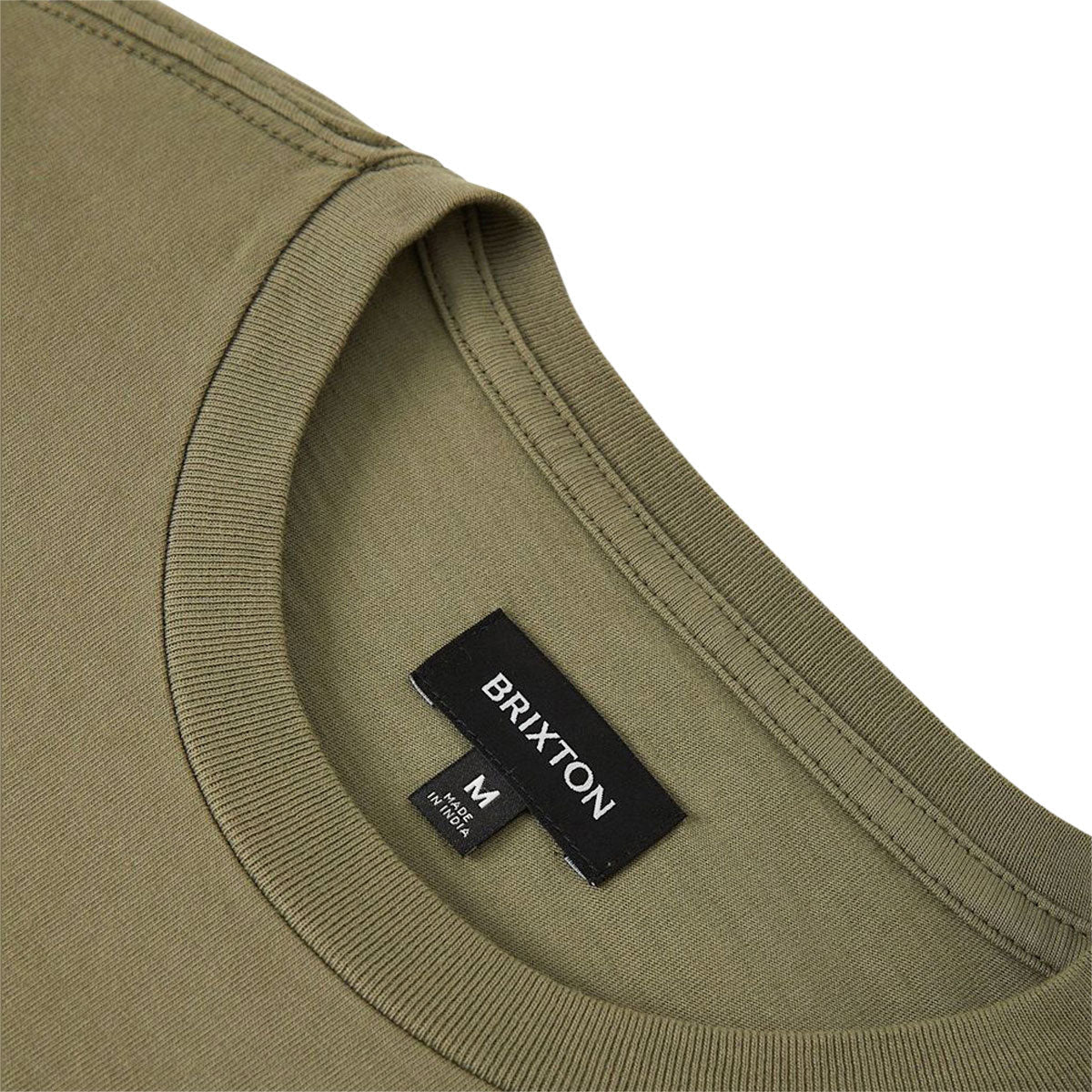 Brixton Baseline Relaxed T-Shirt - Olive Surplus Vintage Wash