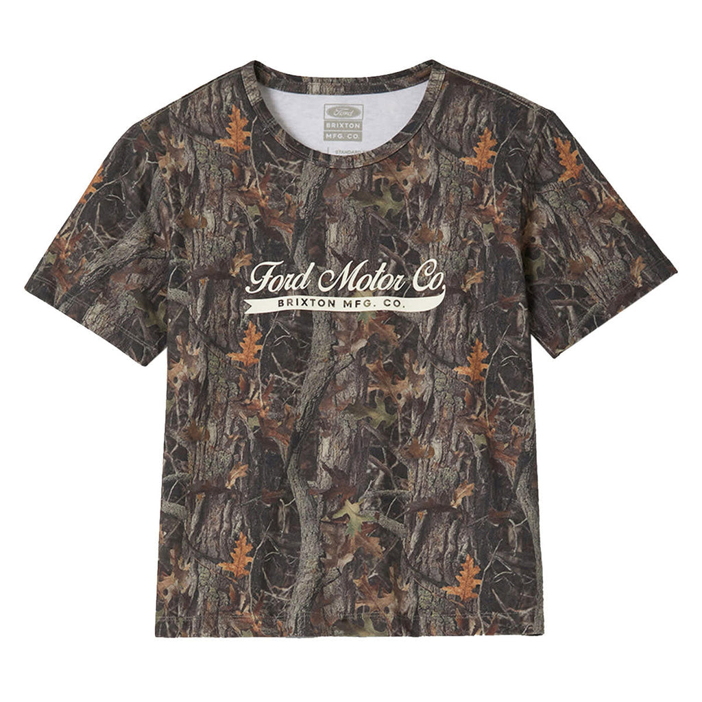 Brixton x Ford T-Shirt - Boxwood Green