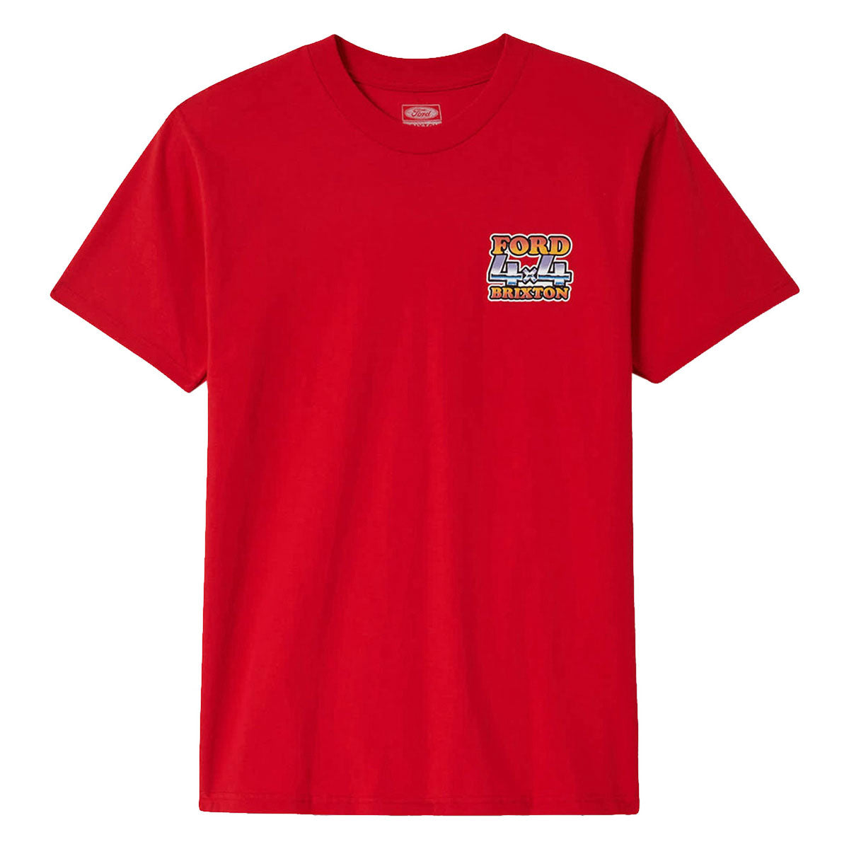 Brixton x Ford 4x4 Chrome T-Shirt - Rangoon Red