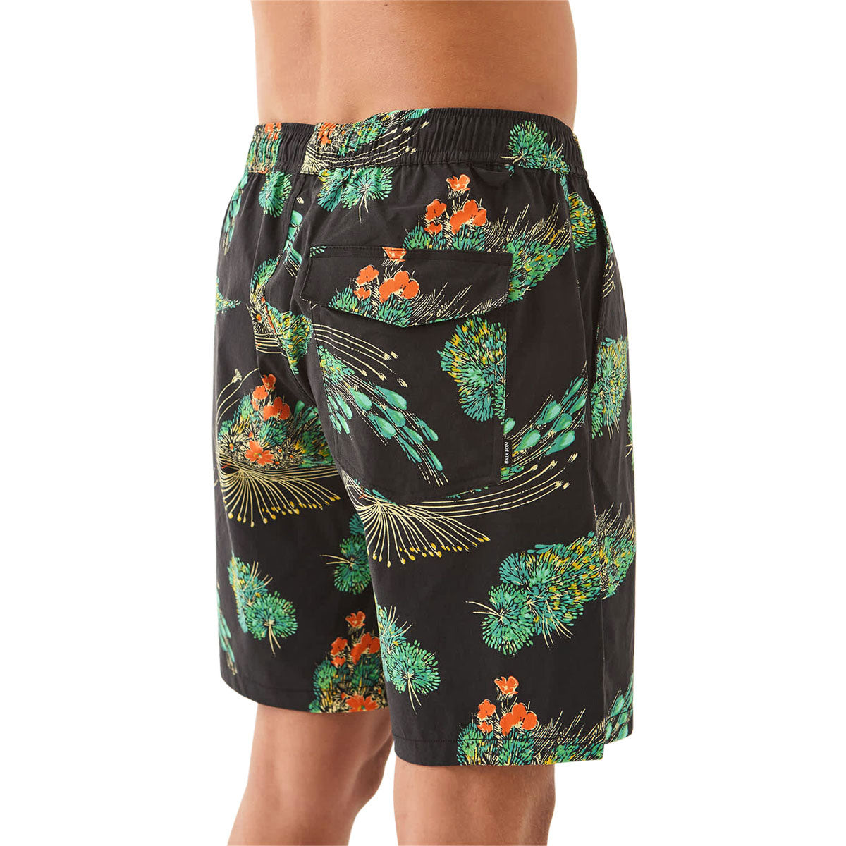 Brixton Everyday Hybrid 7" Shorts - Black Floral