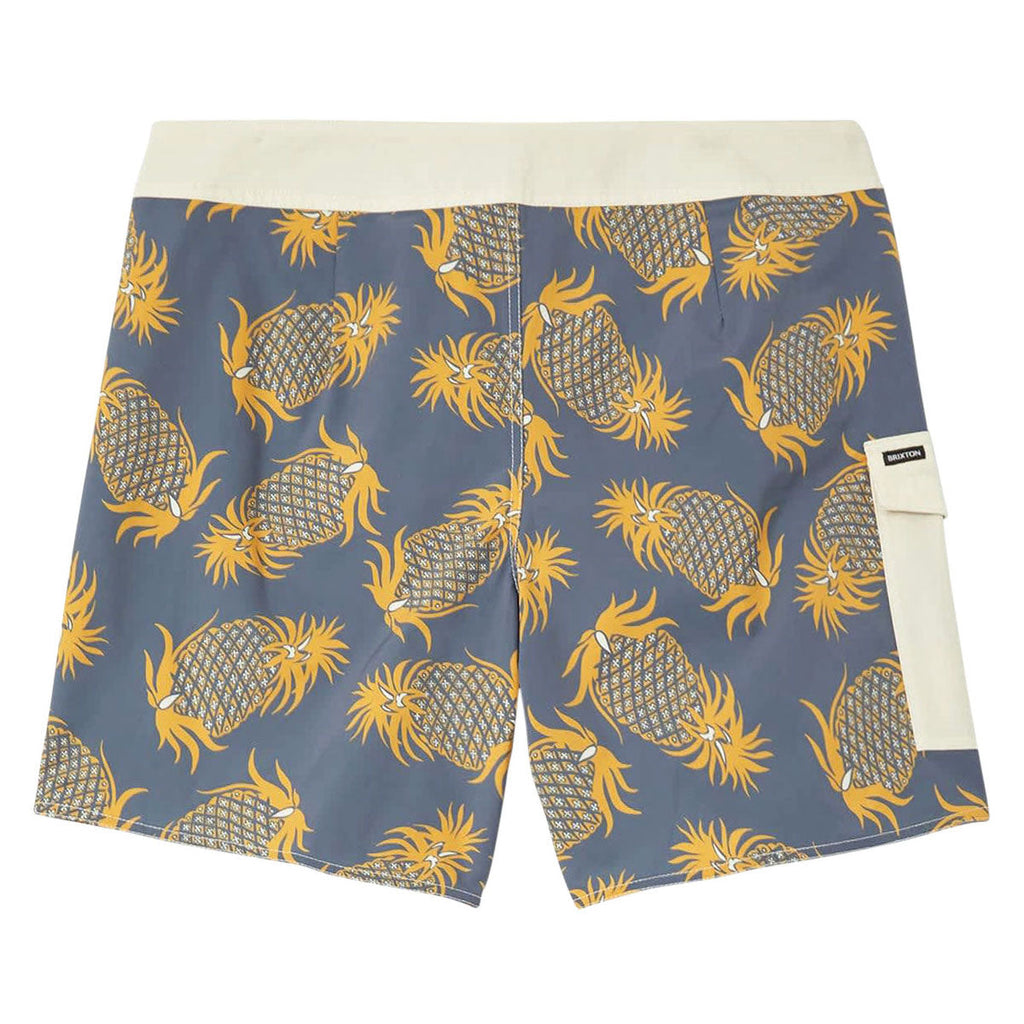 Brixton Classic 17" Boardshorts - Future Grey/Golden Pineapple