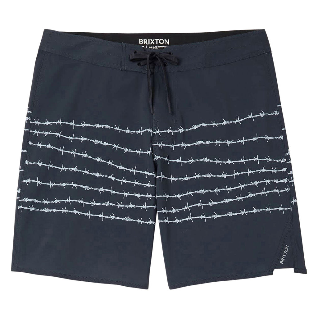 Brixton Blitz 19" Boardshorts - Black/Barb Wire