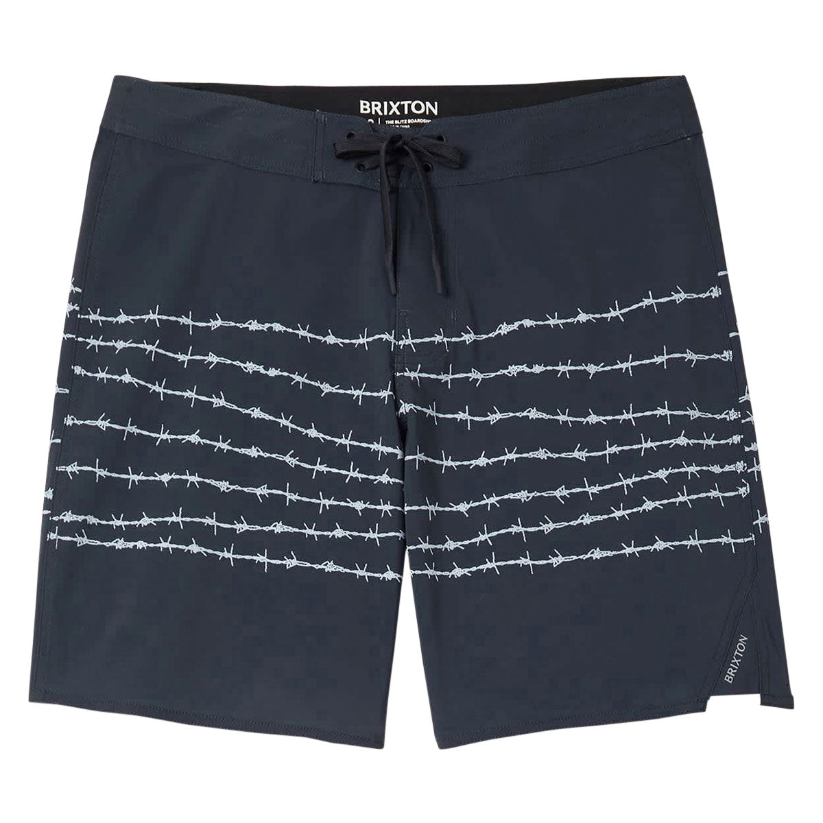 Brixton Blitz 19" Boardshorts - Black/Barb Wire