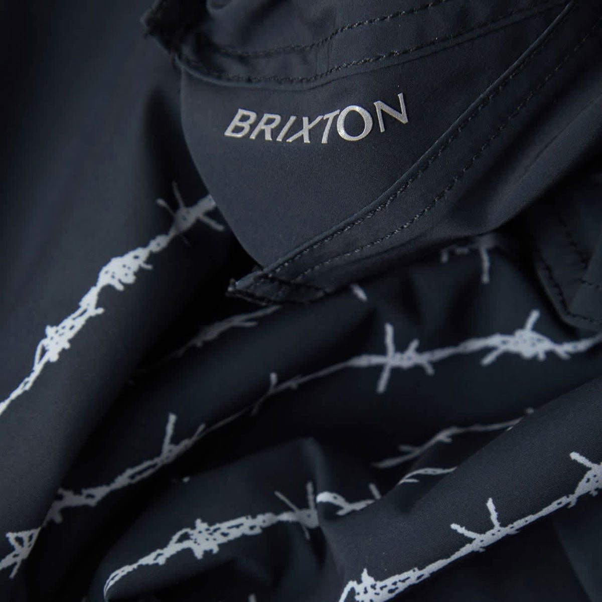 Brixton Blitz 19" Boardshorts - Black/Barb Wire