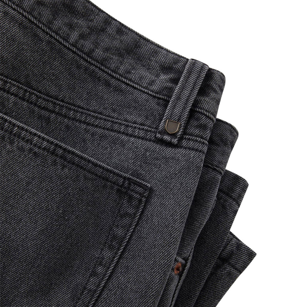 Brixton Relaxed Shorts - Washed Black Denim