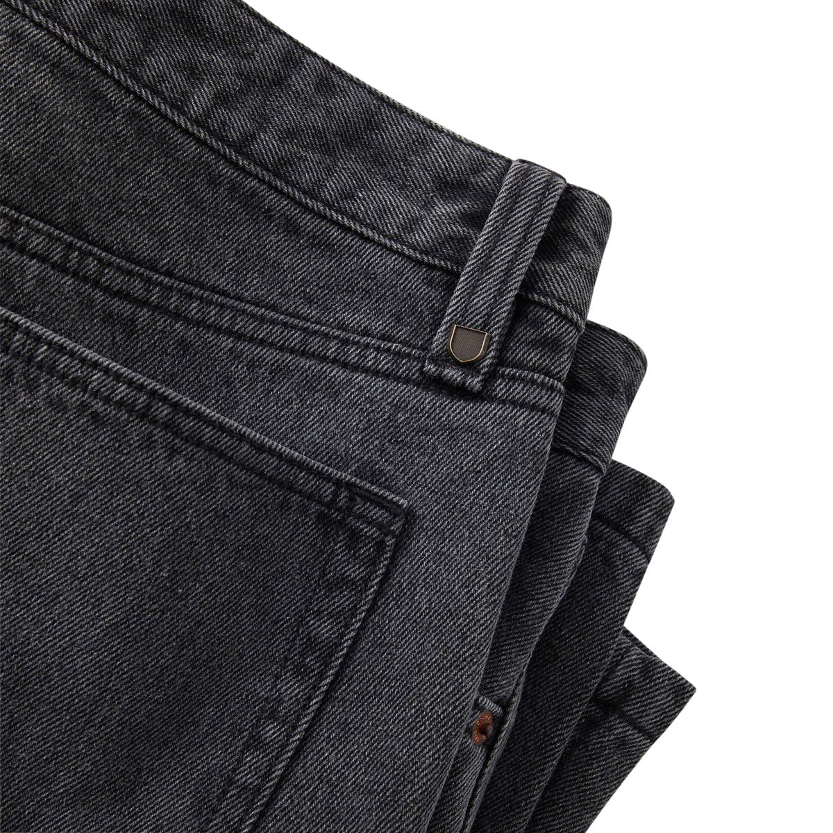 Brixton Relaxed Shorts - Washed Black Denim