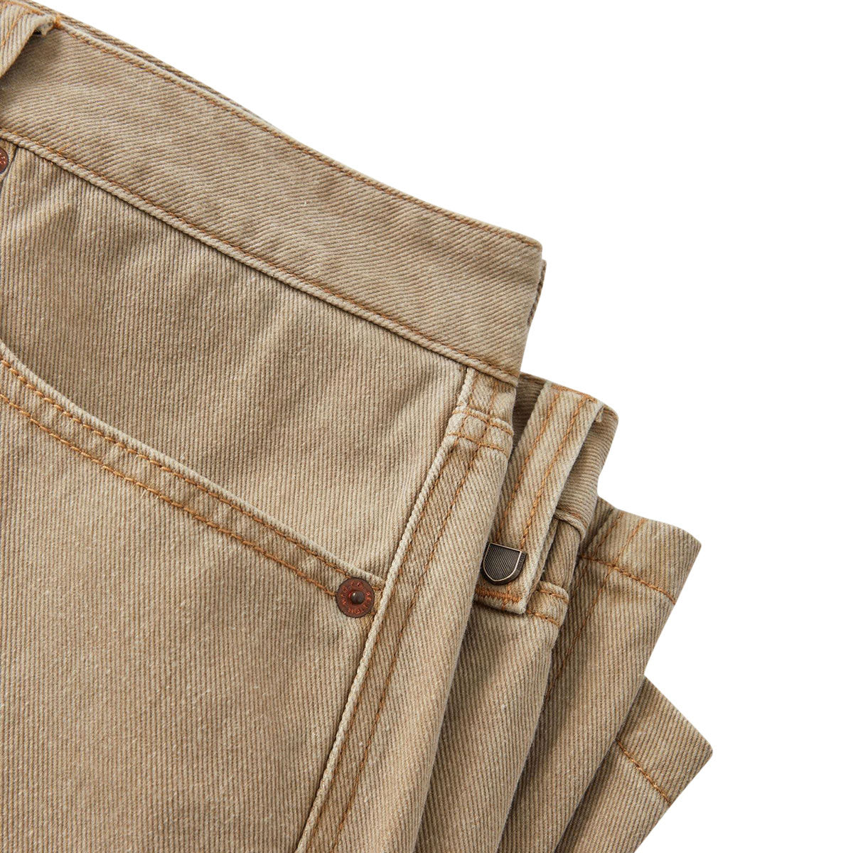 Brixton Relaxed Shorts - Washed British Khaki