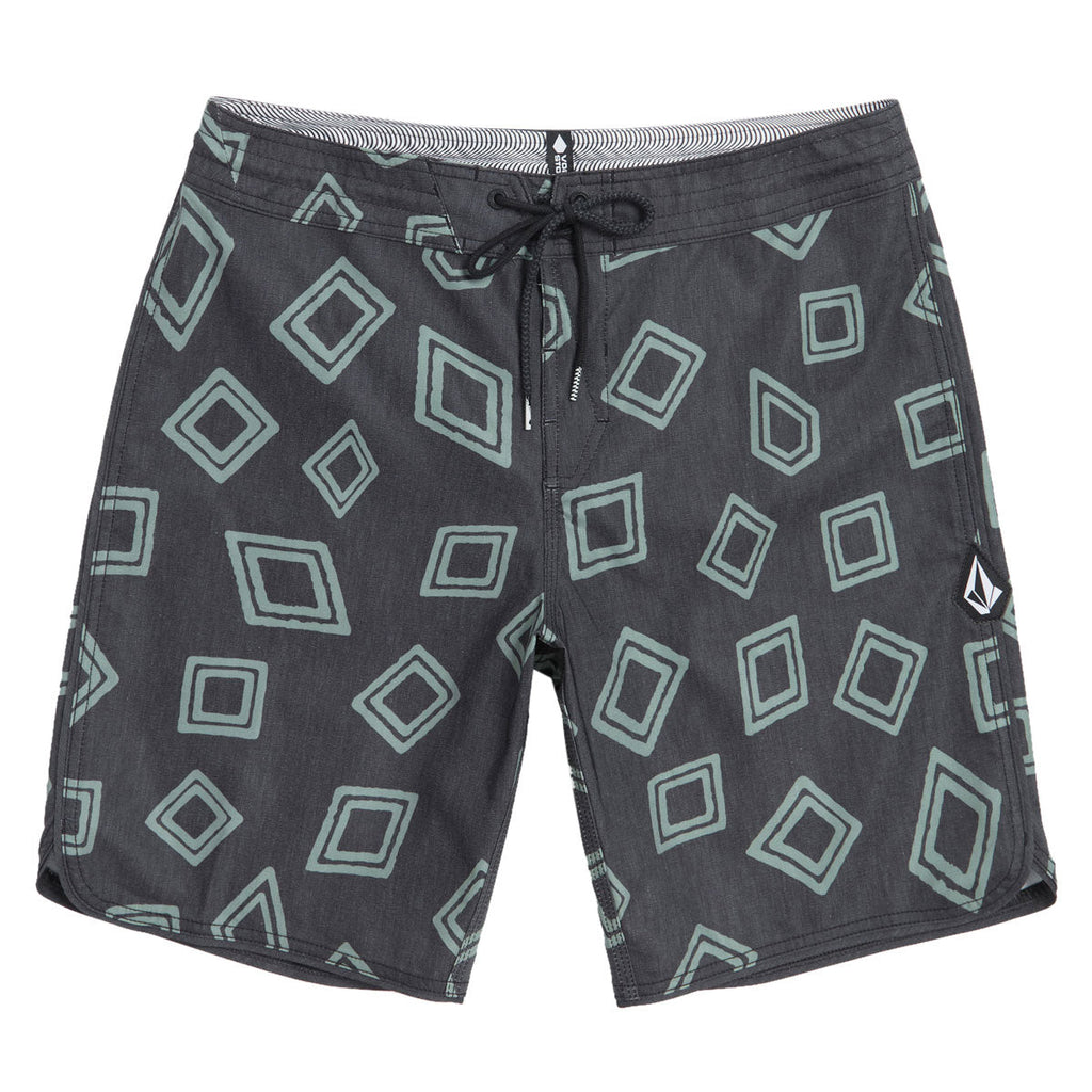 Volcom Contact Scallop Stny 19 Boardshorts - Black