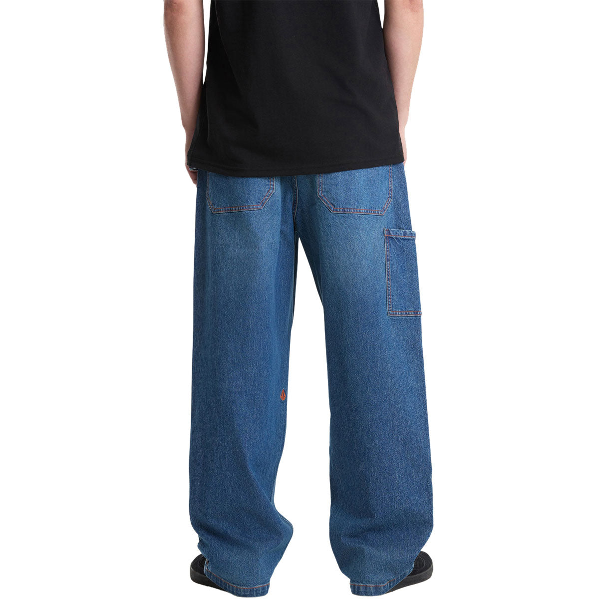 Volcom Work Carpenter Denim Jeans - Park Blue
