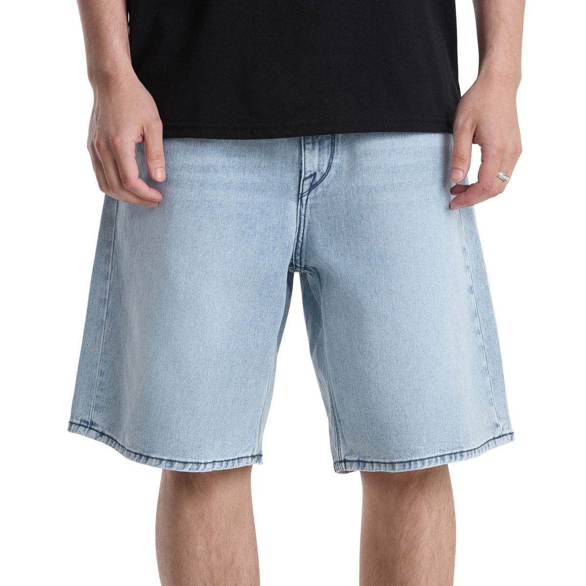 Volcom Billow Denim 22 Shorts - Dust Bowl Indigo