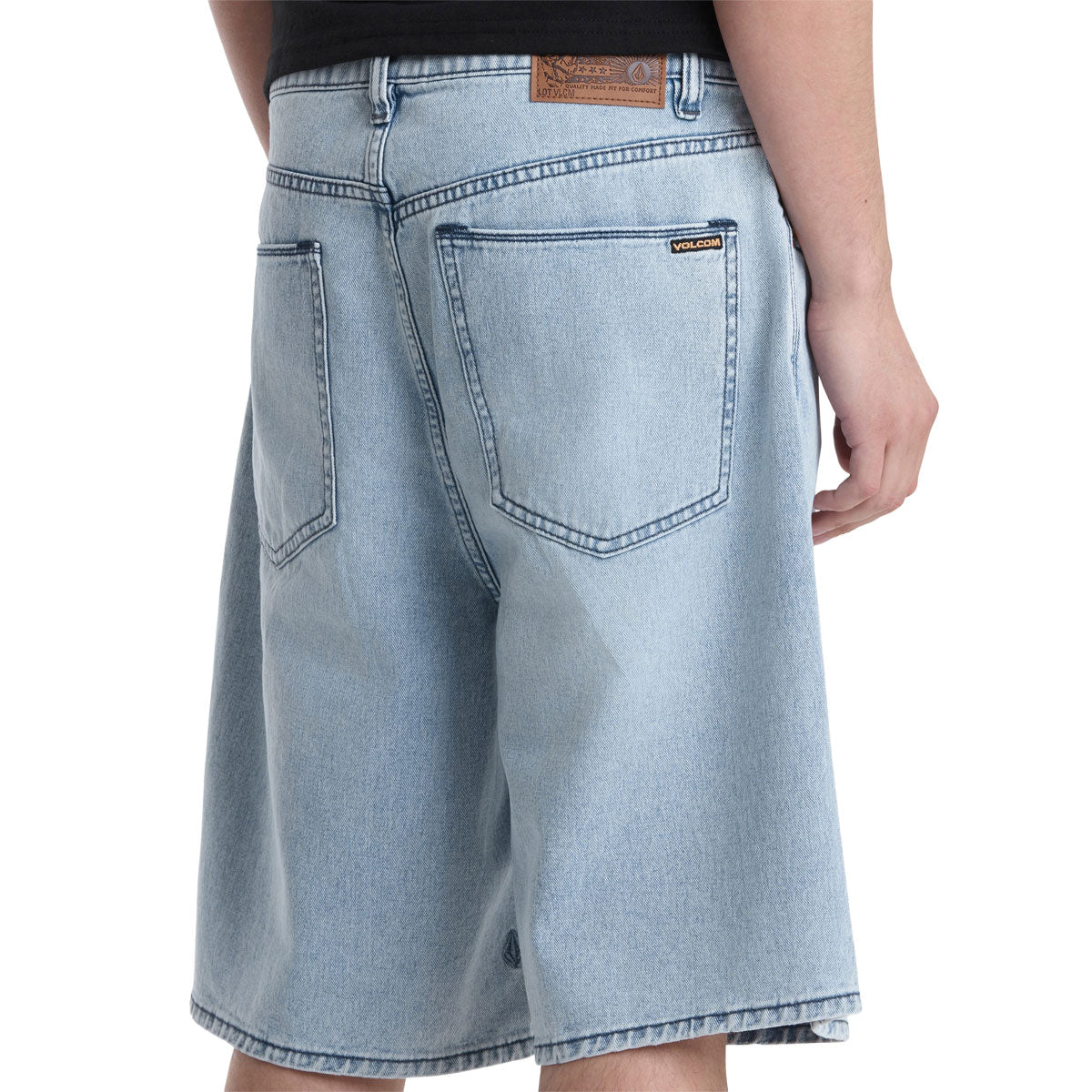 Volcom Billow Denim 22 Shorts - Dust Bowl Indigo