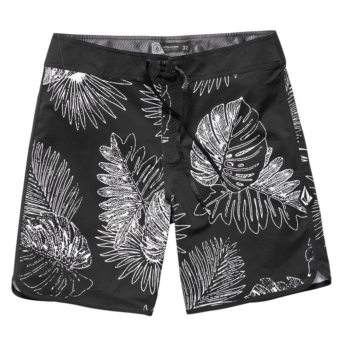 Volcom Infuse Scalllop Mod 19 Boardshorts - Black