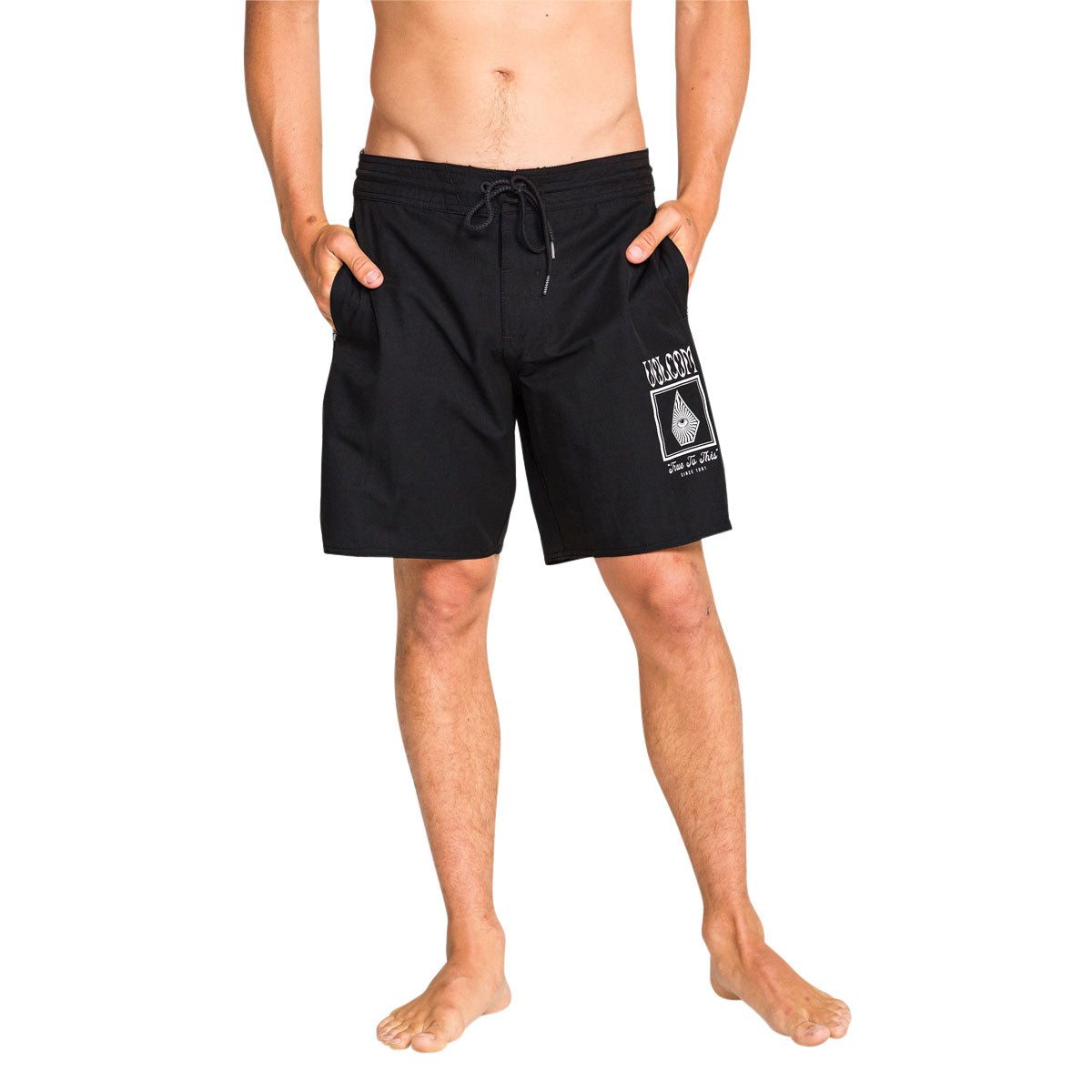 Volcom Yewster Loose Stoney 18 Boardshorts - Black