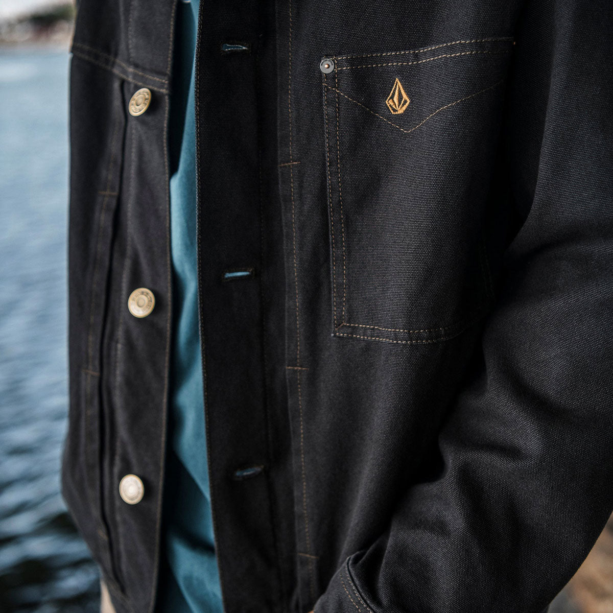 Volcom Slakers Jacket - Antique Black