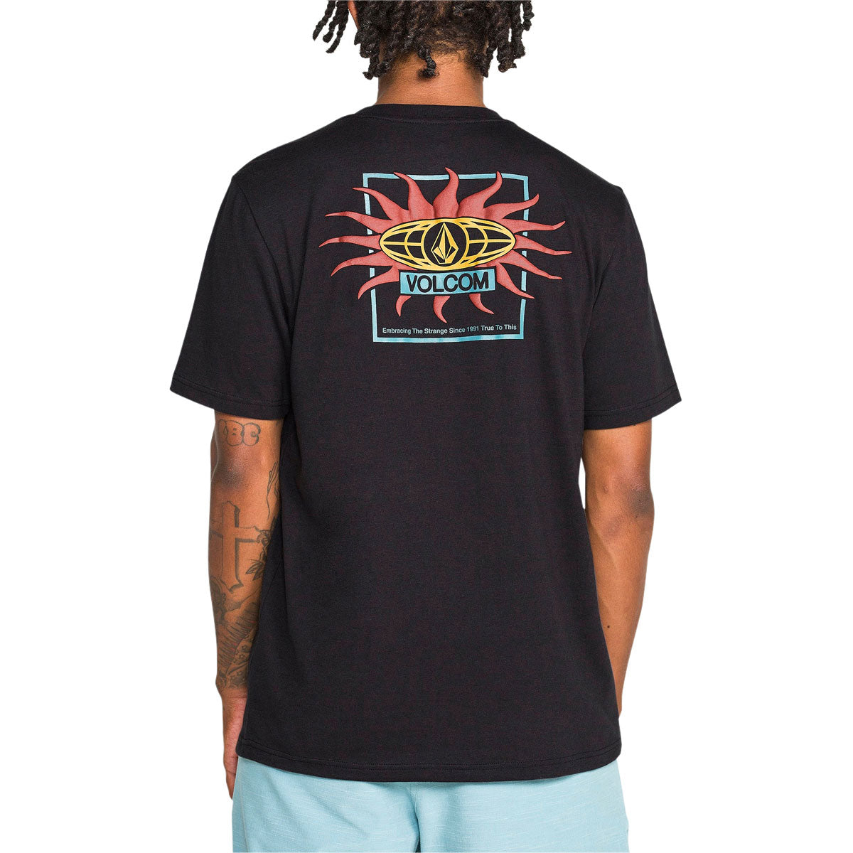 Volcom SPF91 T-Shirt - Washed Black Heather